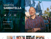 Tablet Screenshot of martinsabbatella.com.ar